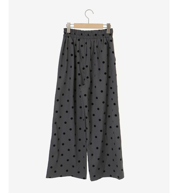 le.coeur blanc「《手洗い可能》ドットワイドパンツ」|その他|