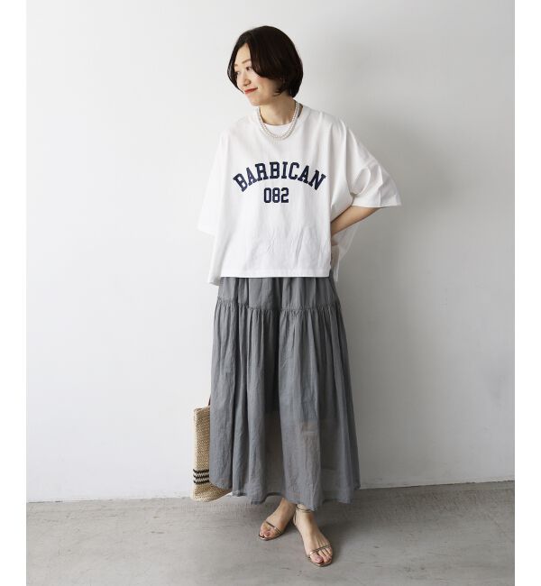  「《WEB限定》カレッジロゴオーバーTシャツ」|Tシャツ・カットソー|