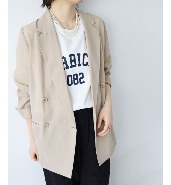  「《WEB限定》カレッジロゴオーバーTシャツ」|Tシャツ・カットソー|