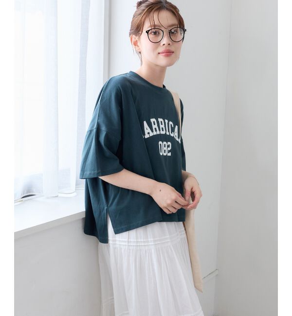  「《WEB限定》カレッジロゴオーバーTシャツ」|Tシャツ・カットソー|