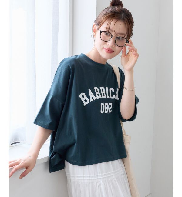  「《WEB限定》カレッジロゴオーバーTシャツ」|Tシャツ・カットソー|