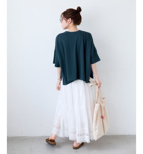  「《WEB限定》カレッジロゴオーバーTシャツ」|Tシャツ・カットソー|