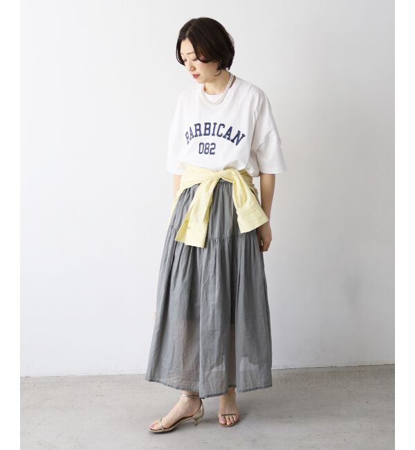  「《WEB限定》カレッジロゴオーバーTシャツ」|Tシャツ・カットソー|