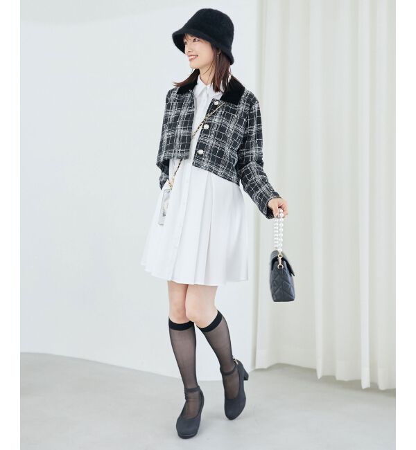 MAJESTICLEGON「ビスチェセットミニシャツワンピース」|ワンピース|