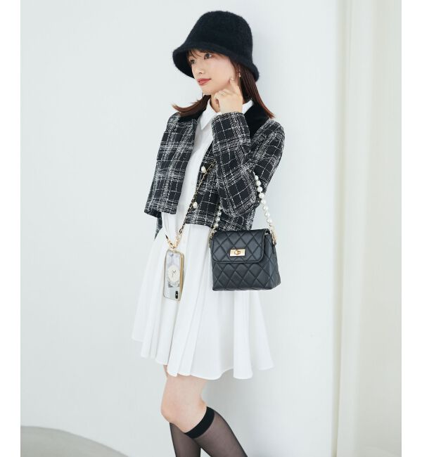 MAJESTICLEGON「ビスチェセットミニシャツワンピース」|ワンピース|