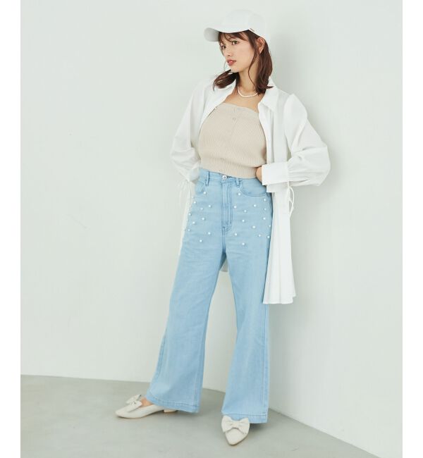 MAJESTICLEGON「ビスチェセットミニシャツワンピース」|ワンピース|