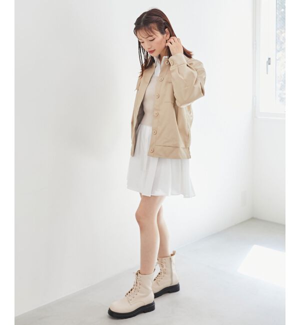 MAJESTICLEGON「ビスチェセットミニシャツワンピース」|ワンピース|