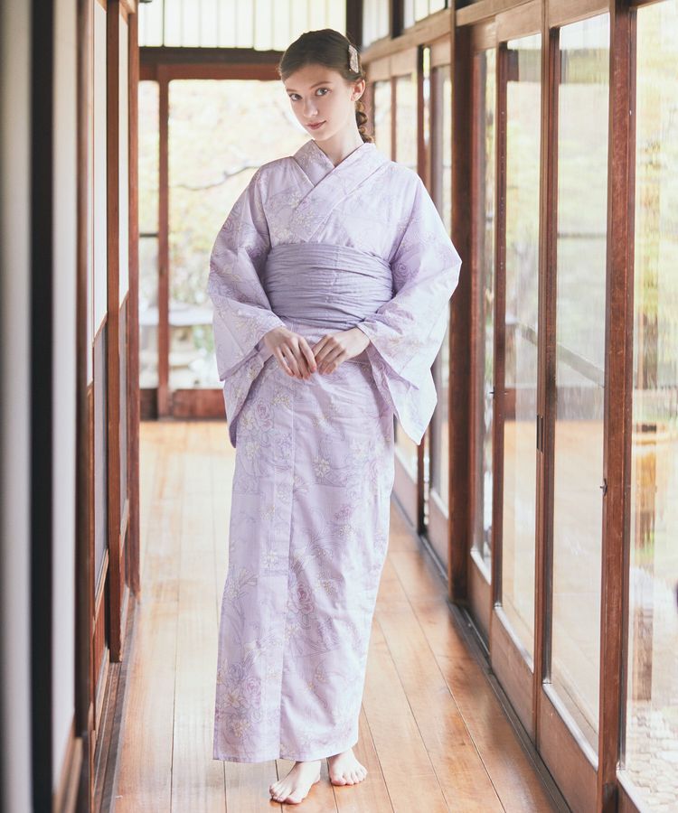 Maison de FLEUR「【兵児帯セット】フローラル浴衣」|その他|
