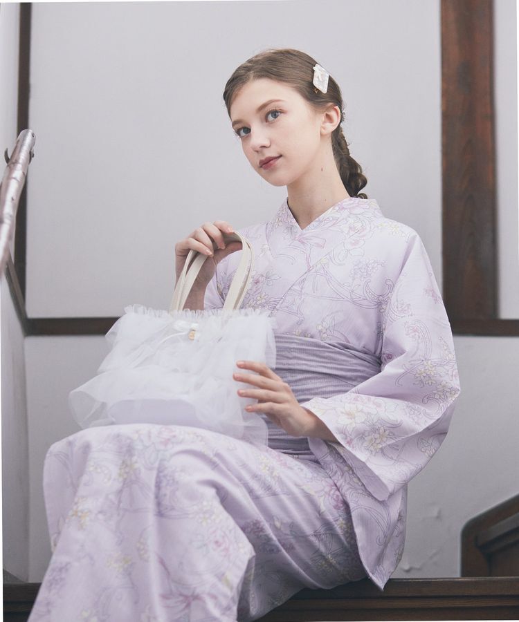 Maison de FLEUR「【兵児帯セット】フローラル浴衣」|その他|