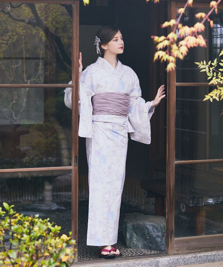 Maison de FLEUR「【兵児帯セット】フローラル浴衣」|その他|