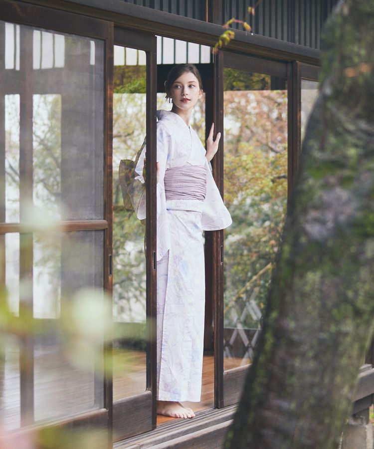 Maison de FLEUR「【兵児帯セット】フローラル浴衣」|その他|