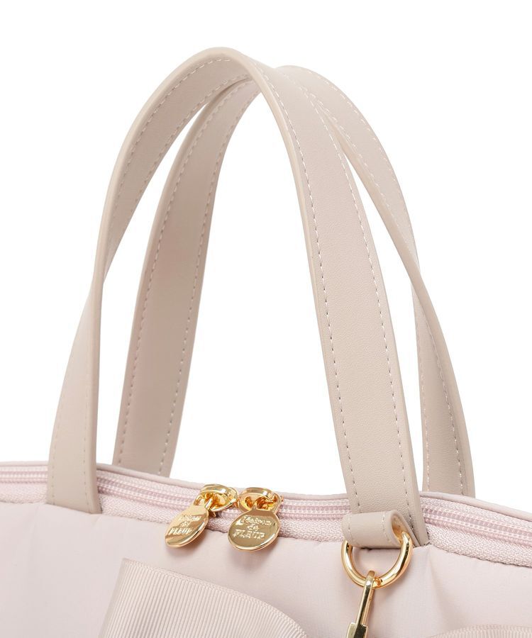 Maison de FLEUR「【PCスタンド内蔵】リボンチャーム付きPCケース」|その他|