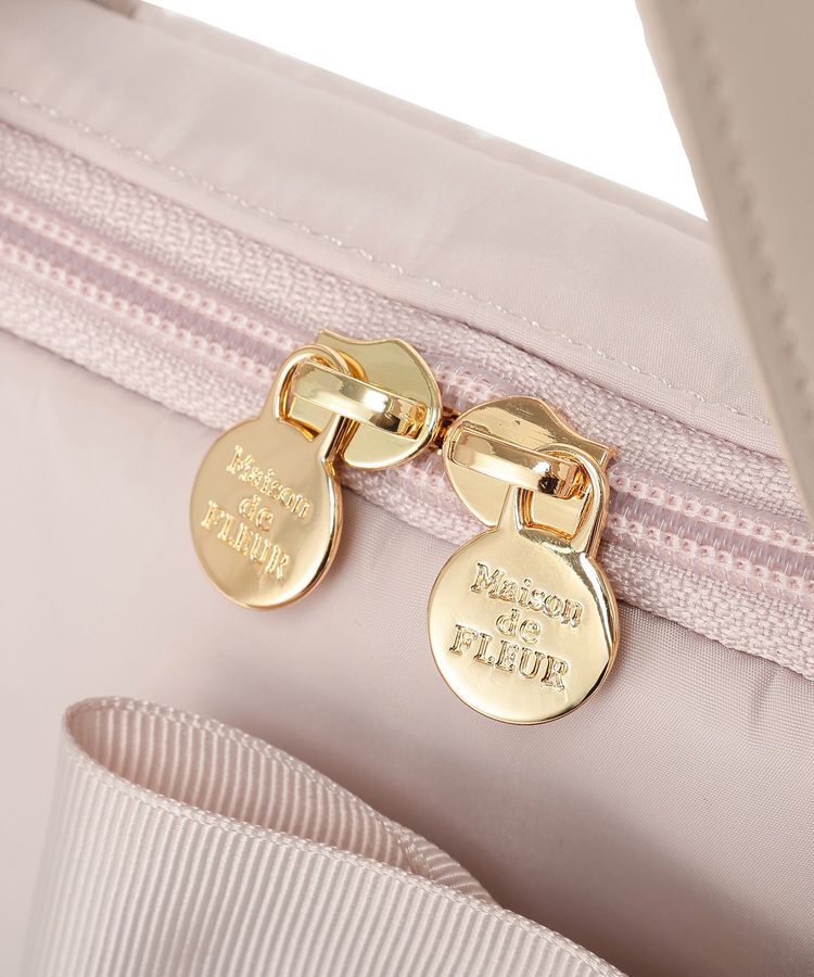 Maison de FLEUR「【PCスタンド内蔵】リボンチャーム付きPCケース」|その他|