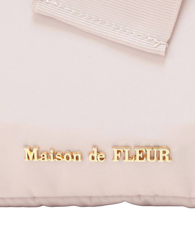 Maison de FLEUR「【PCスタンド内蔵】リボンチャーム付きPCケース」|その他|