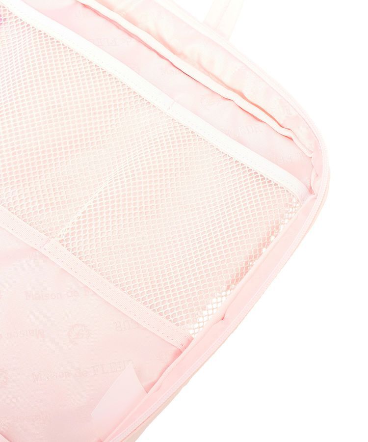 Maison de FLEUR「【PCスタンド内蔵】リボン柄キルティングPCケース」|その他|