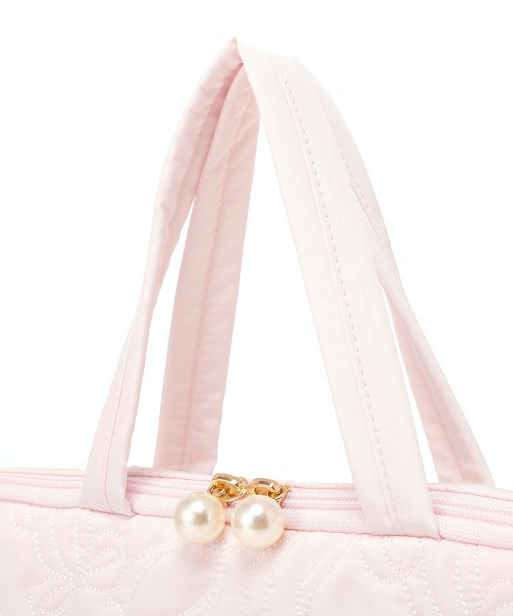Maison de FLEUR「【PCスタンド内蔵】リボン柄キルティングPCケース」|その他|