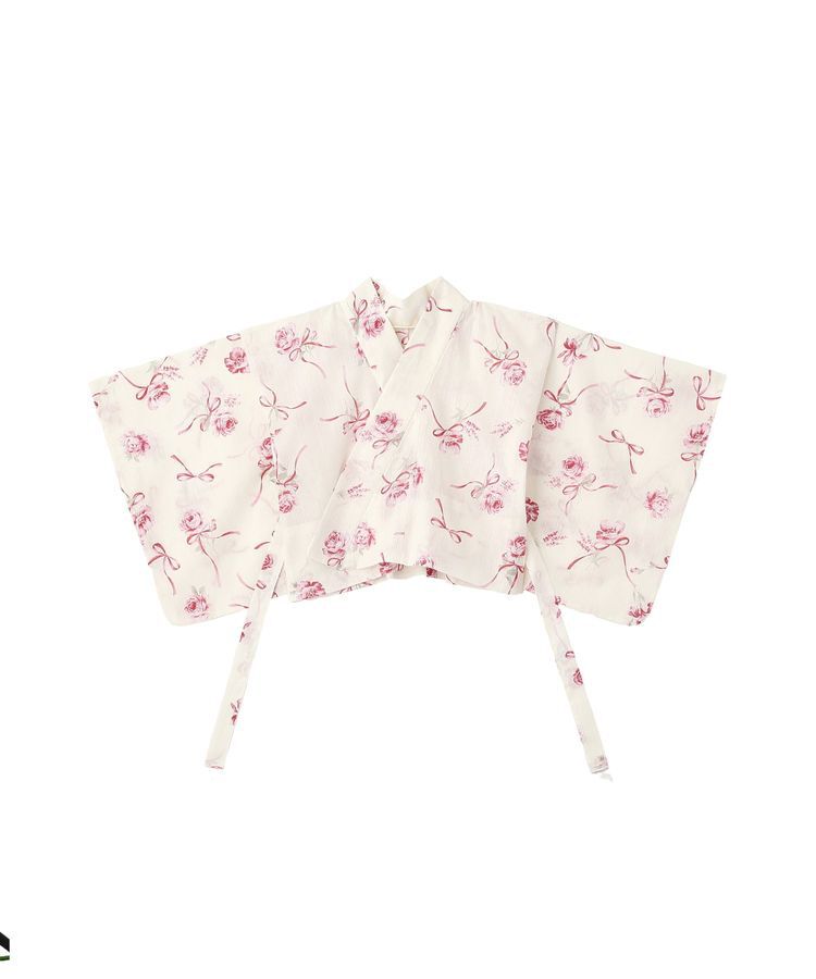 Maison de FLEUR「【セパレート/兵児帯セット】ローズリボン セパレート浴衣」|その他|