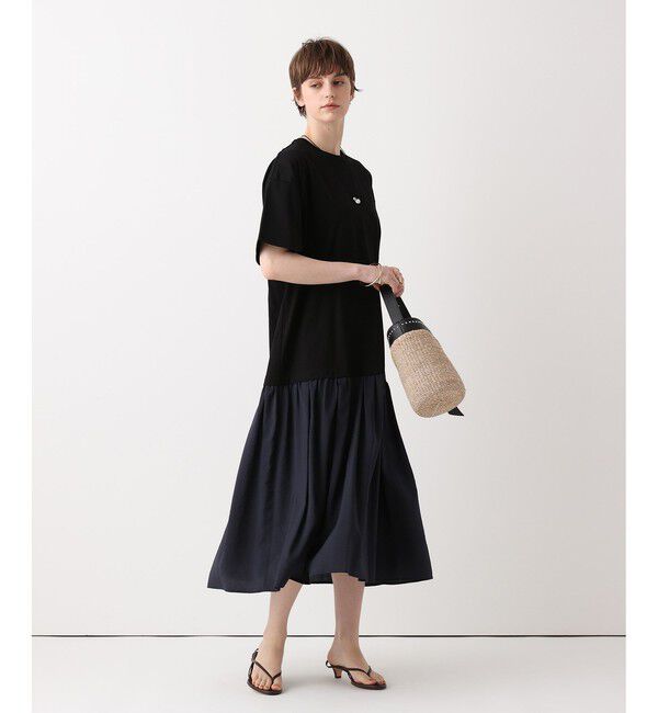 allureville「モダールシルクドッキングワンピース」|ワンピース|