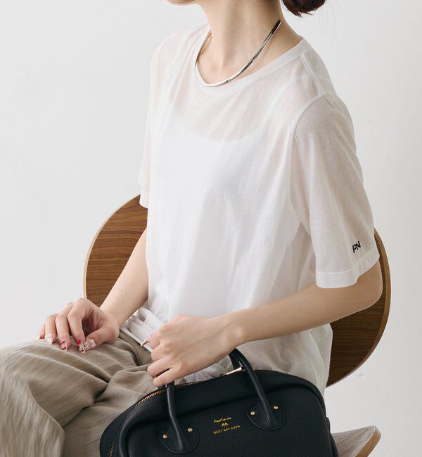  「シアーシンプルTシャツ」|Tシャツ・カットソー|