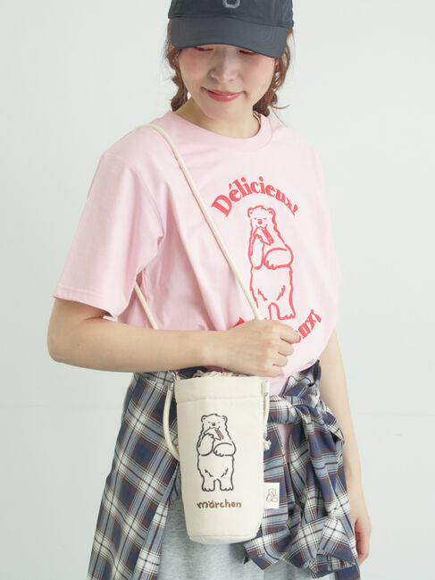 Samansa Mos2「【メルヘン&times;Samansa Mos2】発泡プリントTシャツ」|Tシャツ・カットソー|