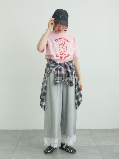 Samansa Mos2「【メルヘン&times;Samansa Mos2】発泡プリントTシャツ」|Tシャツ・カットソー|