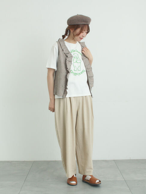 Samansa Mos2「【メルヘン&times;Samansa Mos2】発泡プリントTシャツ」|Tシャツ・カットソー|