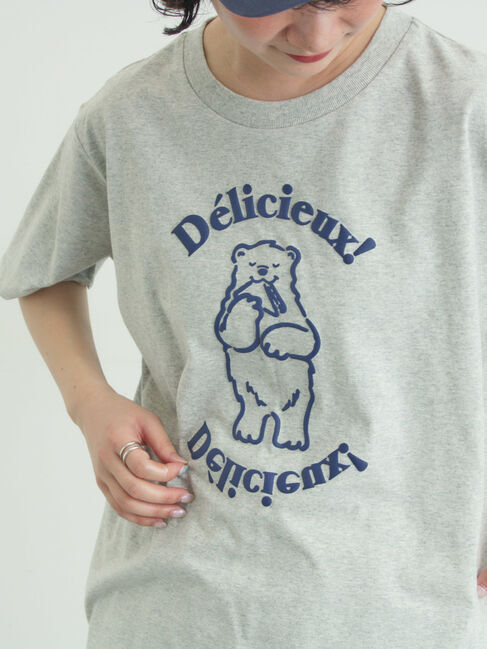 Samansa Mos2「【メルヘン&times;Samansa Mos2】発泡プリントTシャツ」|Tシャツ・カットソー|