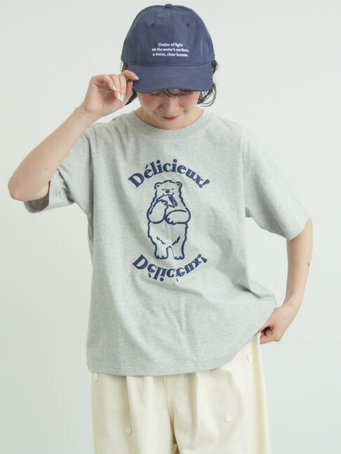 Samansa Mos2「【メルヘン&times;Samansa Mos2】発泡プリントTシャツ」|Tシャツ・カットソー|
