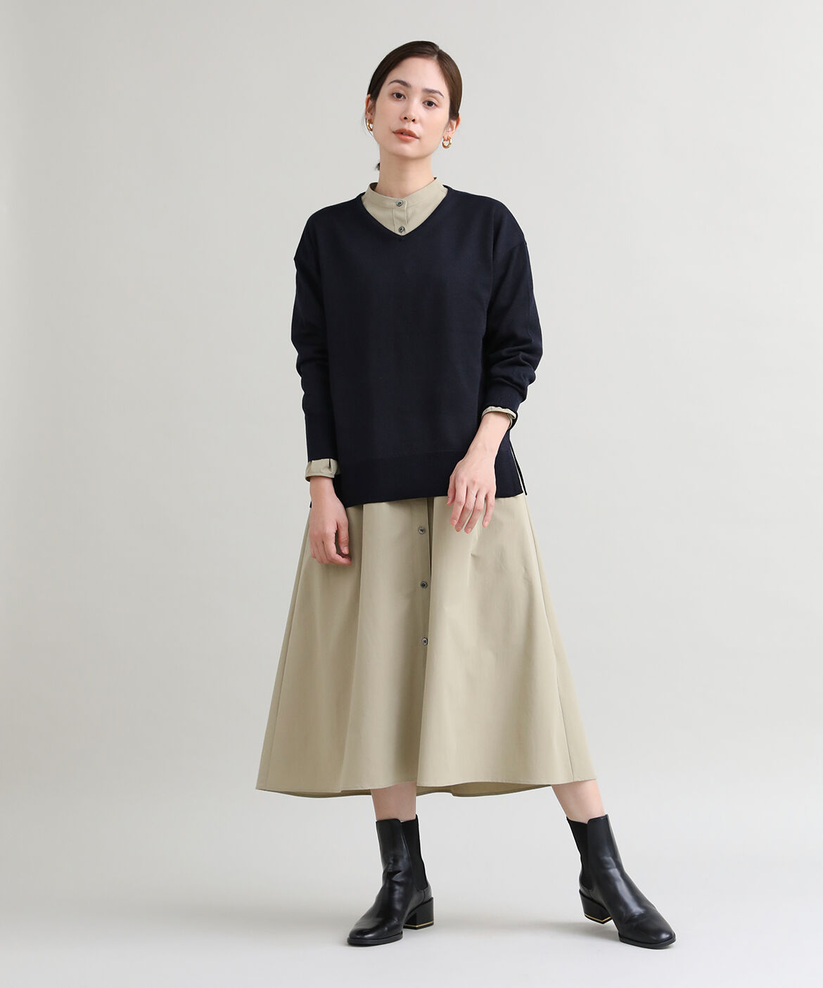 DAY by DAY it&rsquo;s international「Vネックラメニット」|ニット・セーター|
