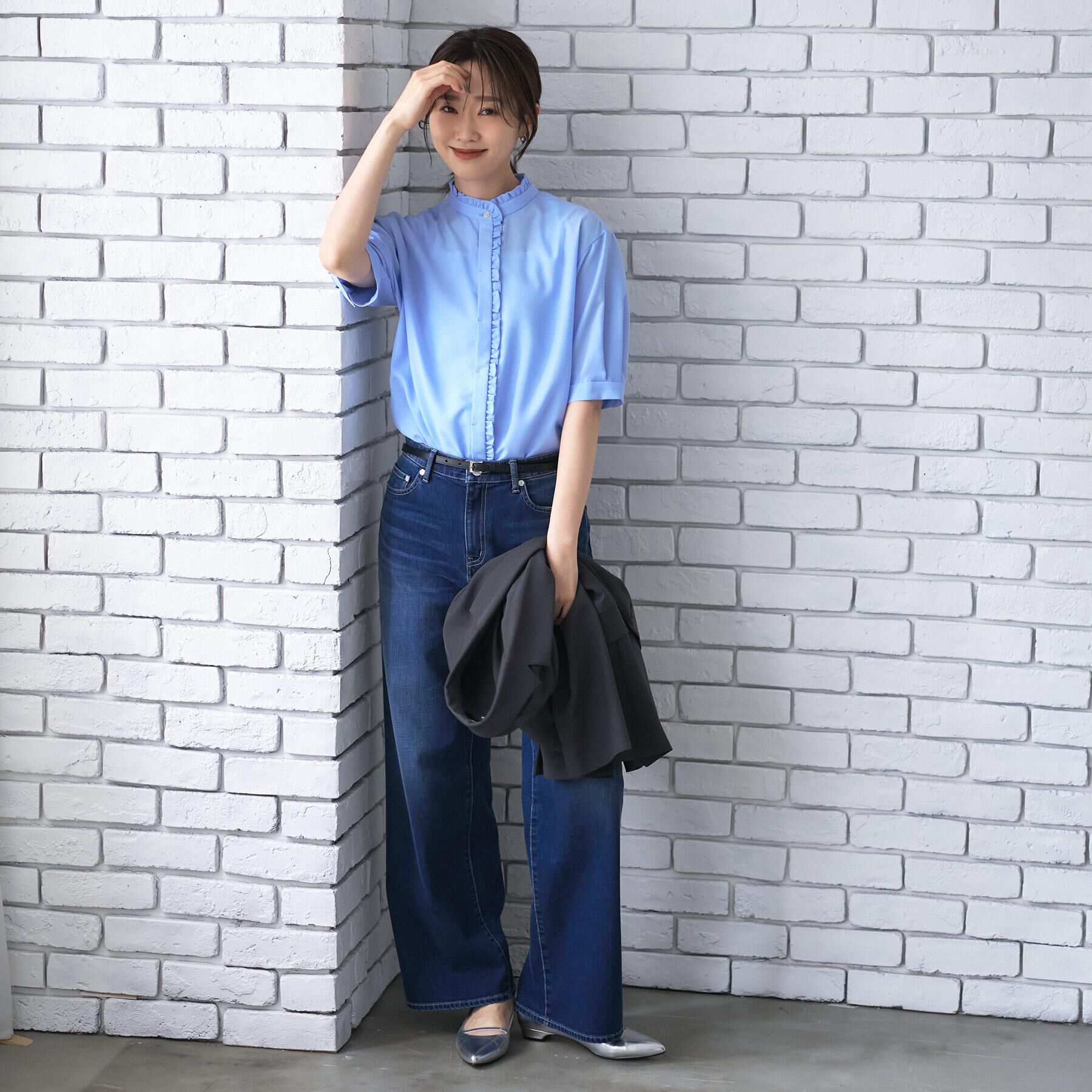 UNTITLED「【新色追加/人気デニム】MAKE&times;DENIM WIDE」|デニム|