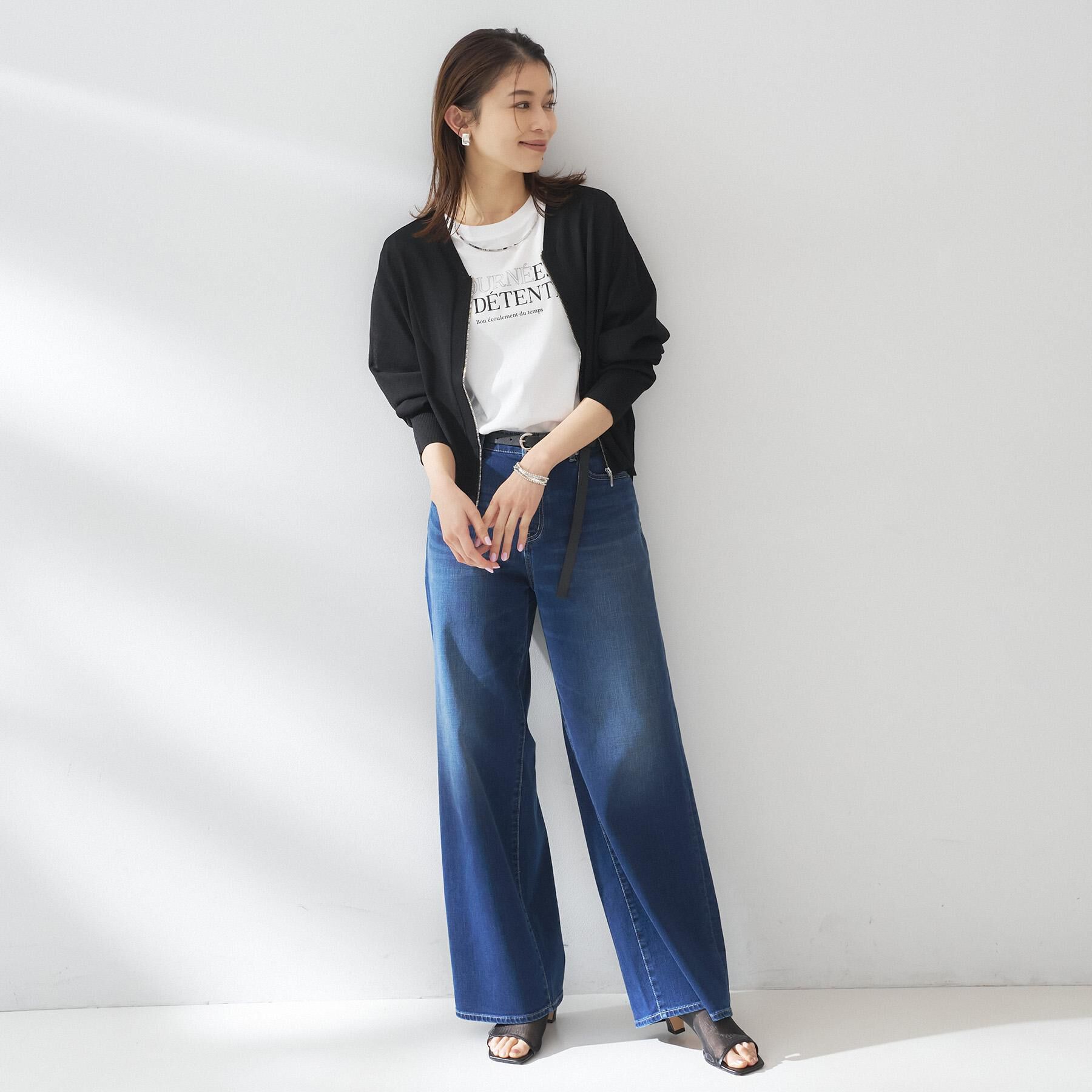 UNTITLED「【新色追加/人気デニム】MAKE&times;DENIM WIDE」|デニム|
