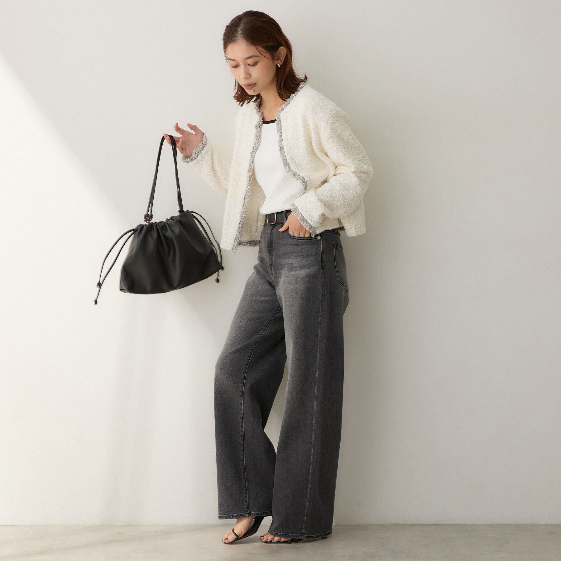 UNTITLED「【新色追加/人気デニム】MAKE&times;DENIM WIDE」|デニム|