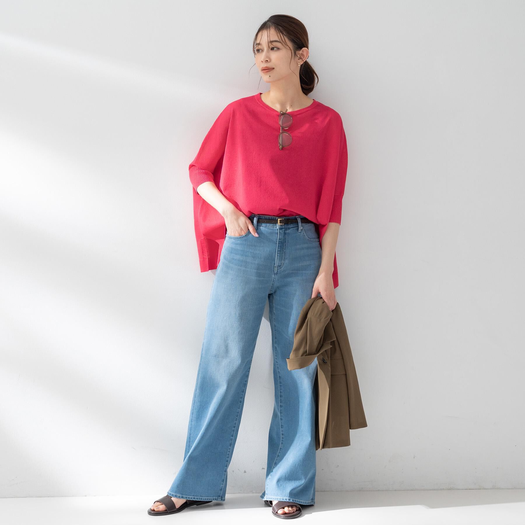 UNTITLED「【新色追加/人気デニム】MAKE&times;DENIM WIDE」|デニム|
