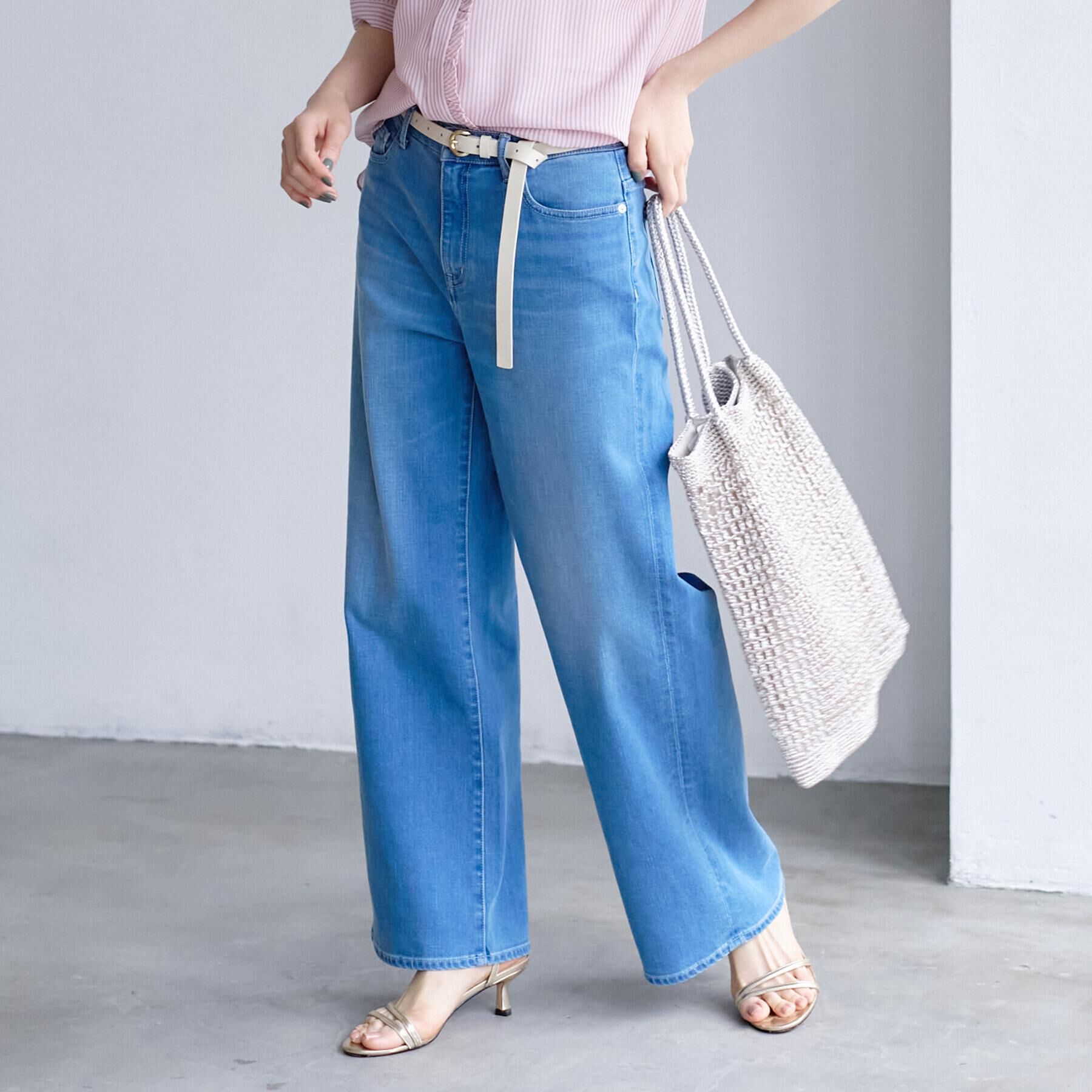 UNTITLED「【新色追加/人気デニム】MAKE&times;DENIM WIDE」|デニム|