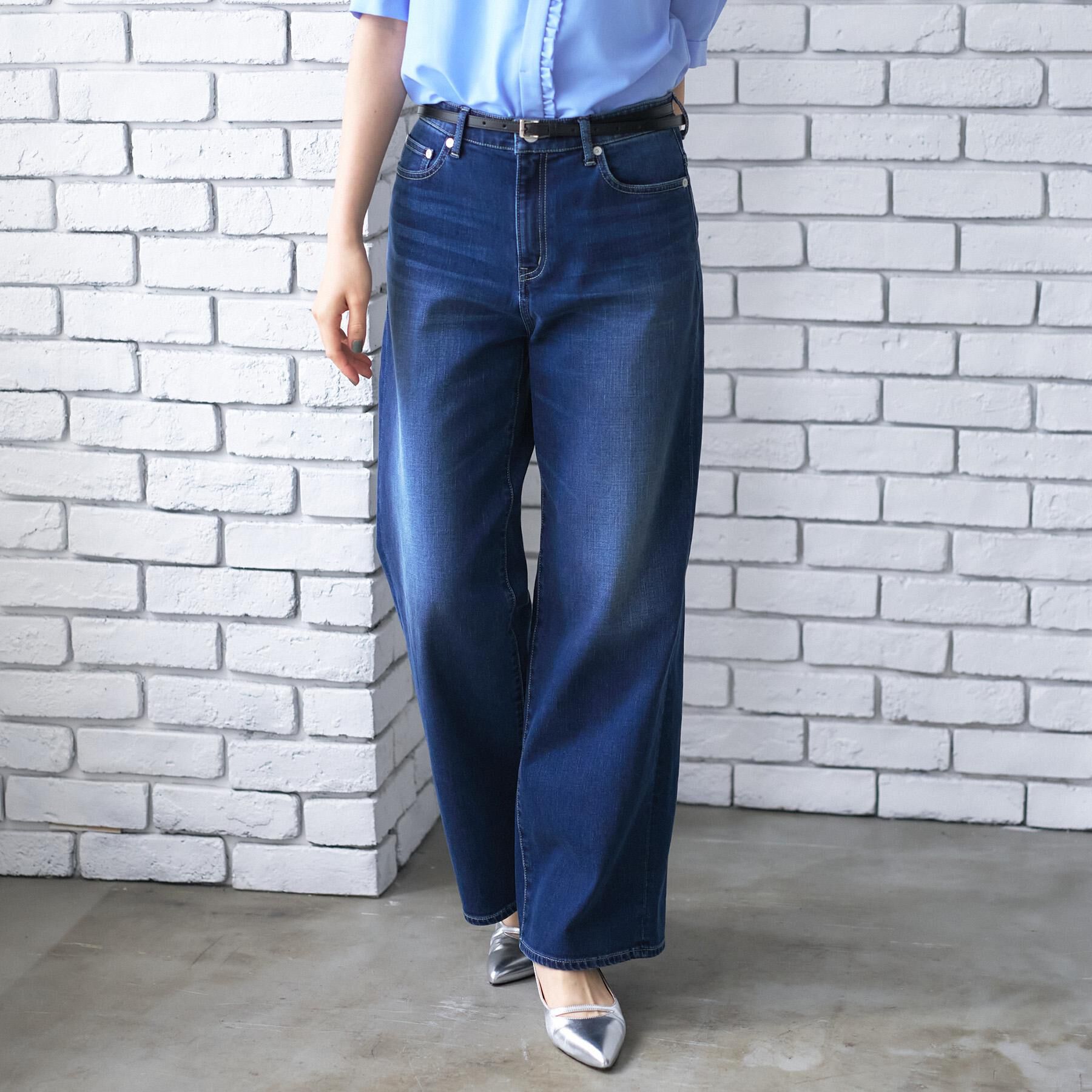 UNTITLED「【新色追加/人気デニム】MAKE&times;DENIM WIDE」|デニム|