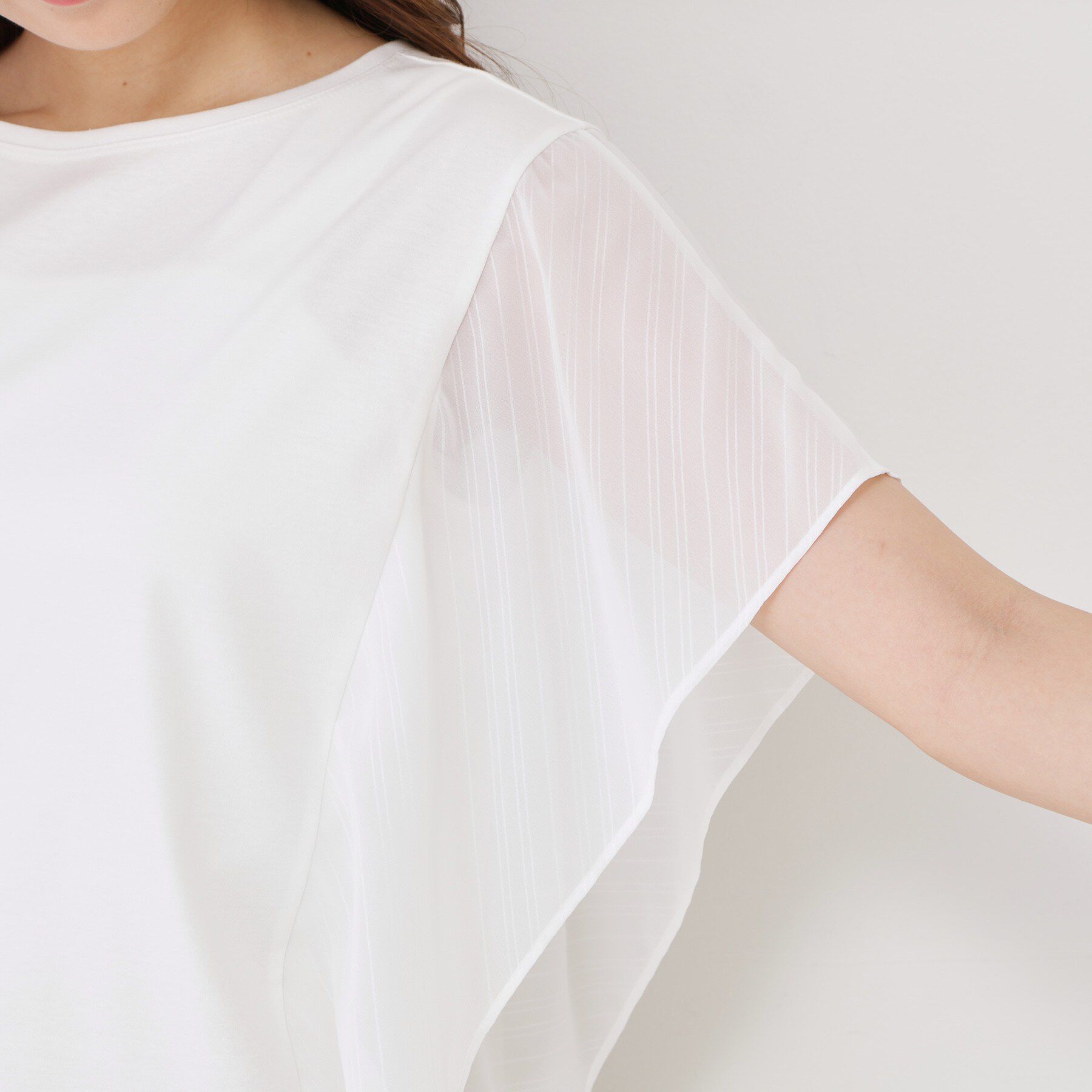 COUP DE CHANCE「【手洗い可／日本製】フレンチシアーカットソー」|Tシャツ・カットソー|