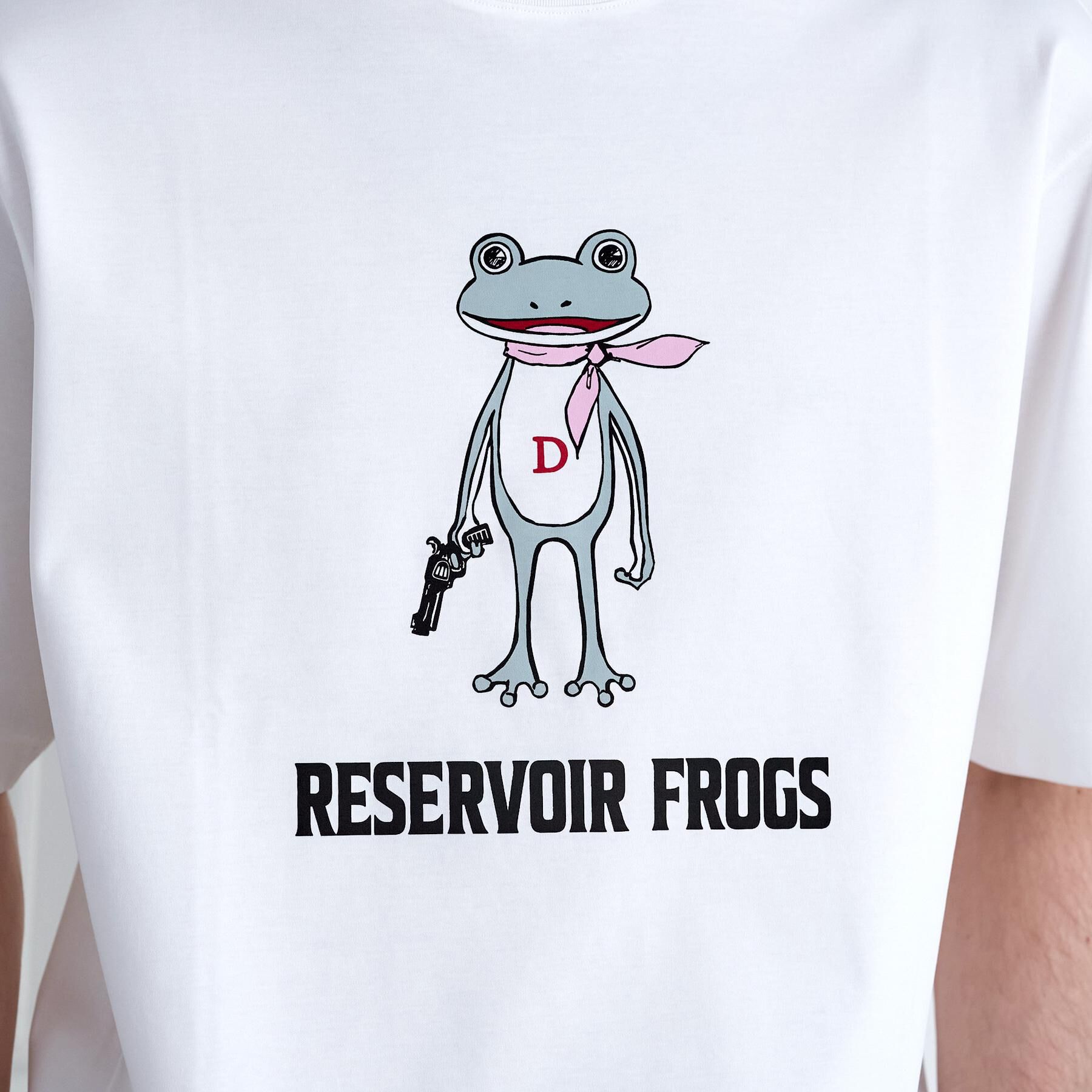 DRESSTERIOR「【接触冷感／抗菌防臭／消臭】ICE CLEAR COTTON フロッグオーバーフィットTシャツ」|Tシャツ・カットソー|