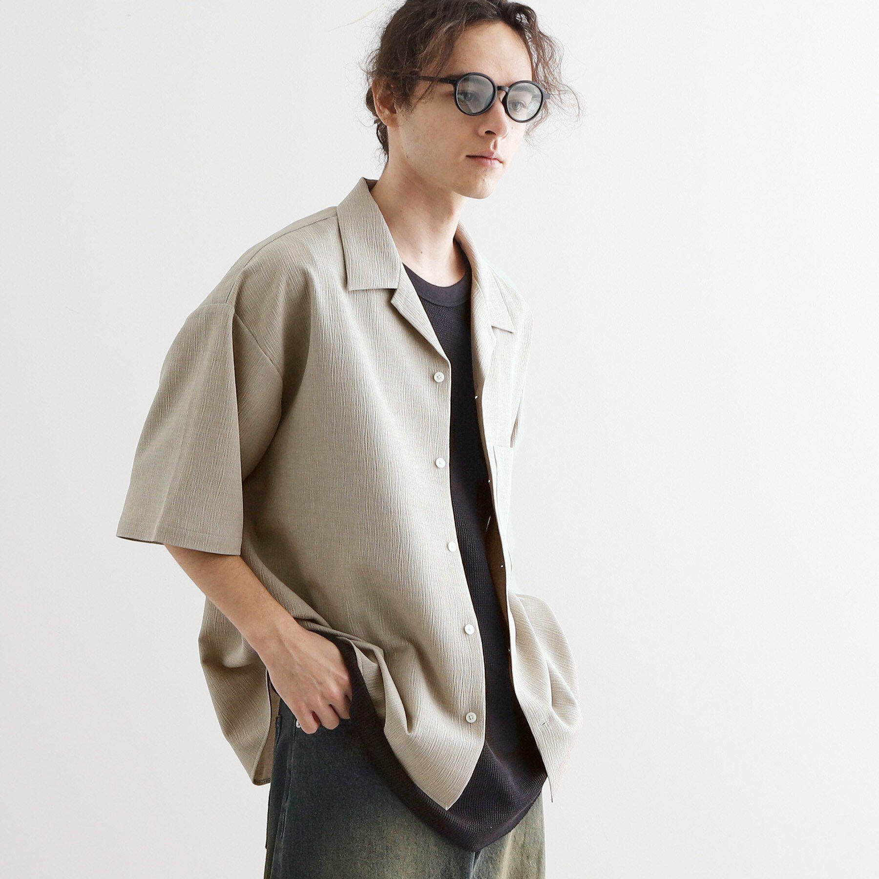 tk.TAKEO KIKUCHI「◆【セットアップ対応】テッククレープシャツ」|シャツ・ブラウス|