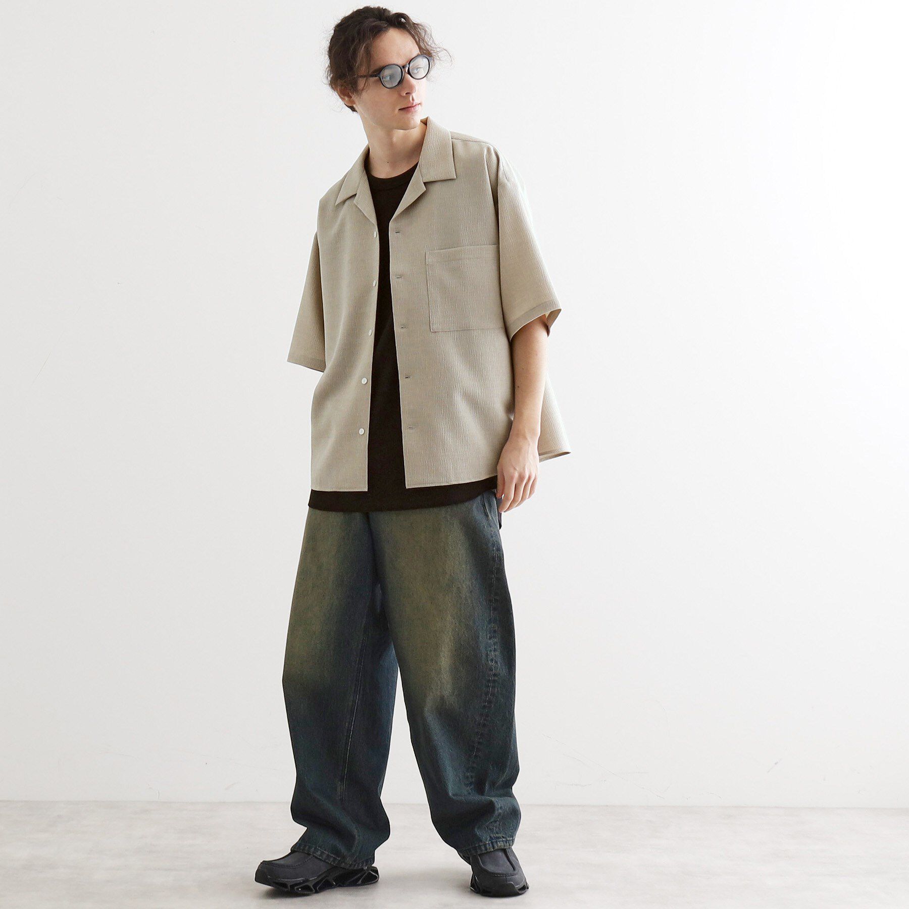 tk.TAKEO KIKUCHI「◆【セットアップ対応】テッククレープシャツ」|シャツ・ブラウス|