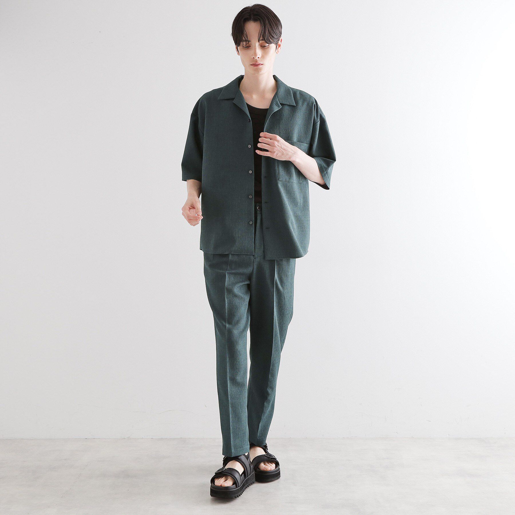 tk.TAKEO KIKUCHI「◆【セットアップ対応】テッククレープシャツ」|シャツ・ブラウス|