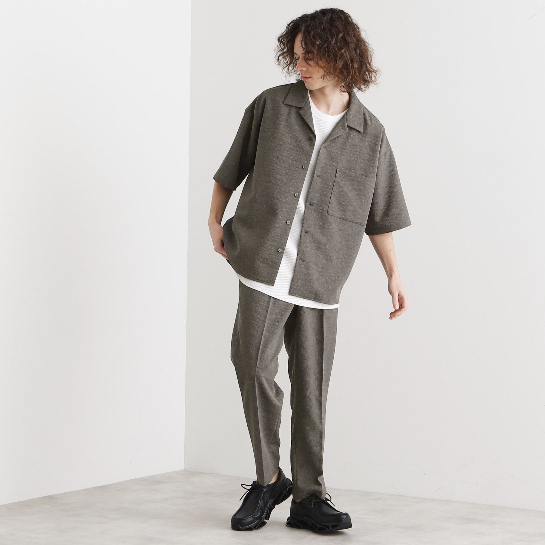tk.TAKEO KIKUCHI「◆【セットアップ対応】テッククレープシャツ」|シャツ・ブラウス|