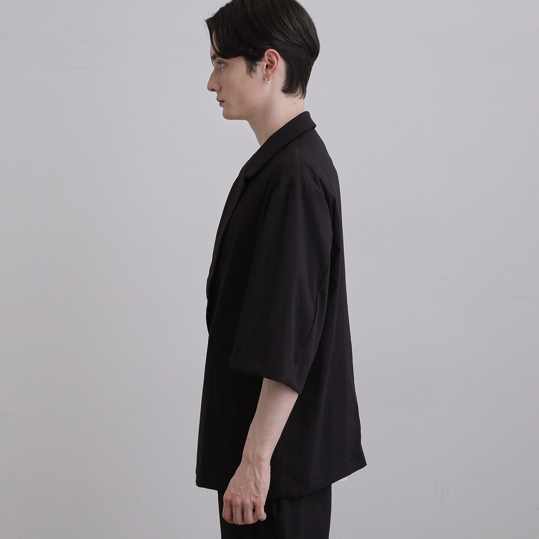 tk.TAKEO KIKUCHI「【接触冷感／UVCUT／セットアップ対応可】COOL PLAY5部袖ジャケット」|テーラードジャケット|
