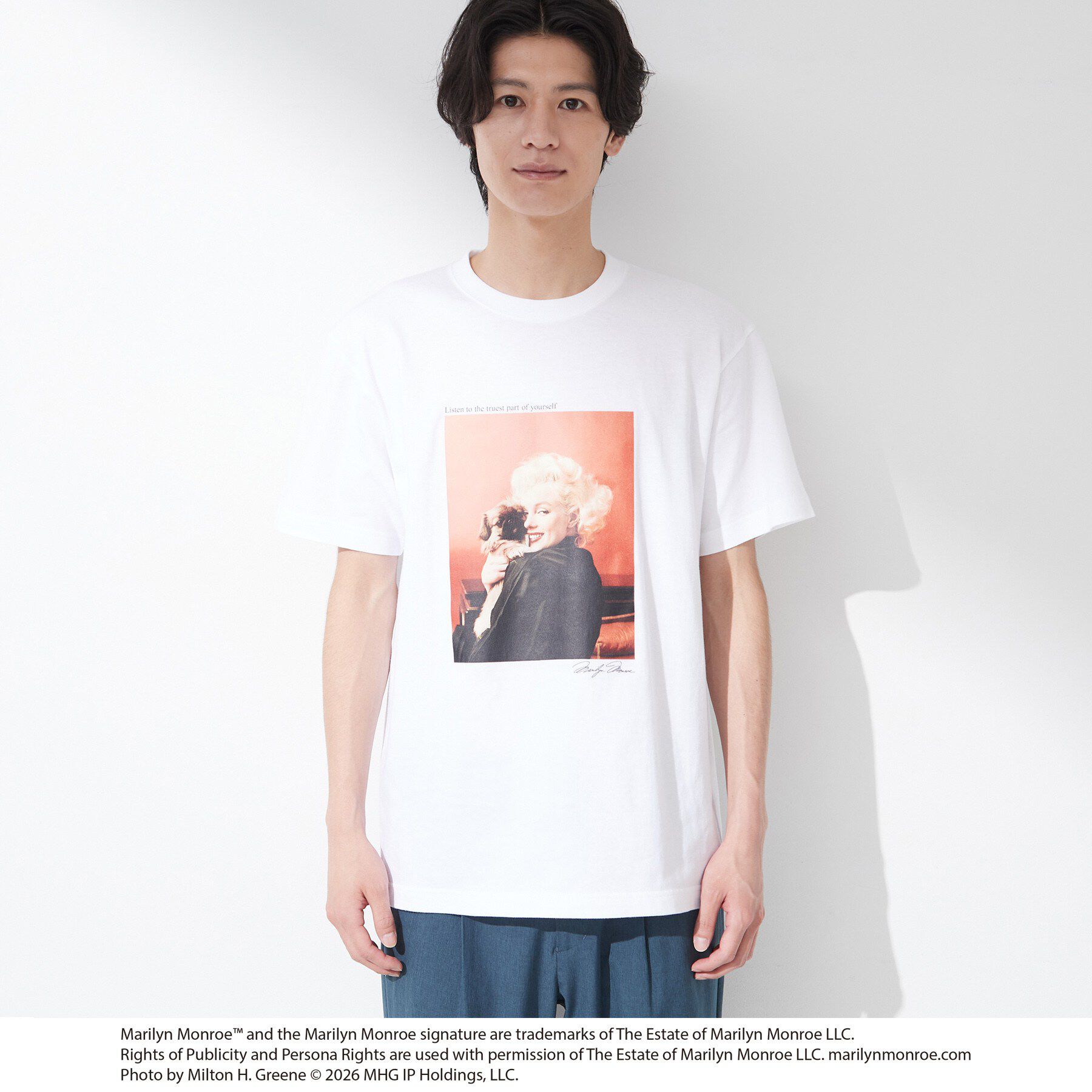 THE SHOP TK「別注マリリン・モンロー / グラフィック半袖Tシャツ」|Tシャツ・カットソー|