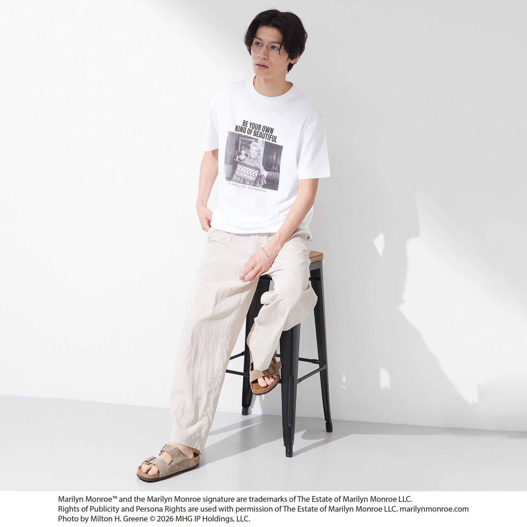 THE SHOP TK「別注マリリン・モンロー / グラフィック半袖Tシャツ」|Tシャツ・カットソー|