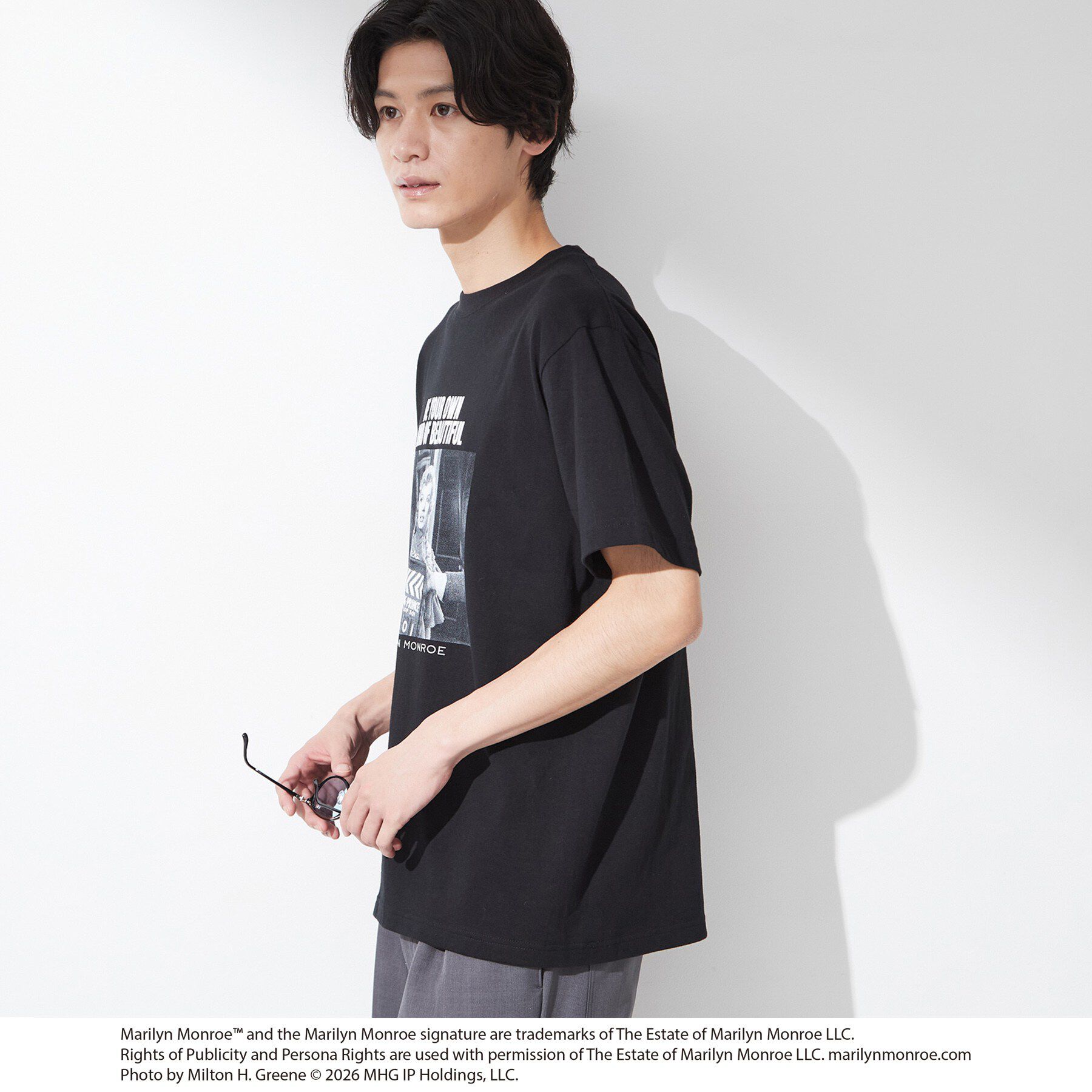 THE SHOP TK「別注マリリン・モンロー / グラフィック半袖Tシャツ」|Tシャツ・カットソー|