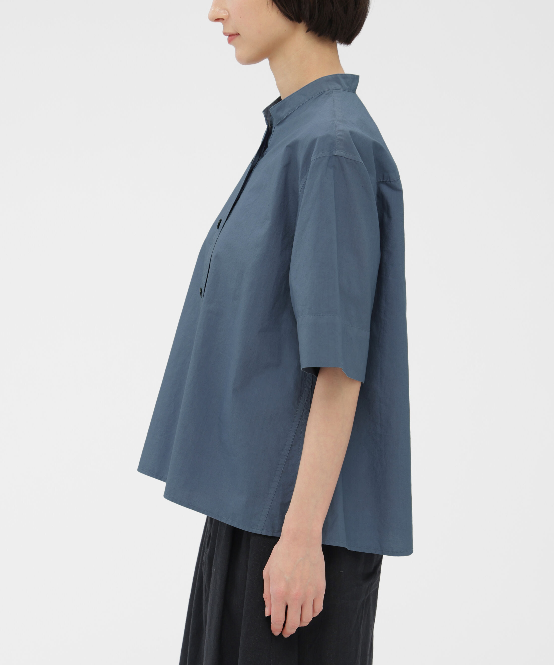 MHL.「COTTON RAMIE POPLIN SHIRT」|シャツ・ブラウス|