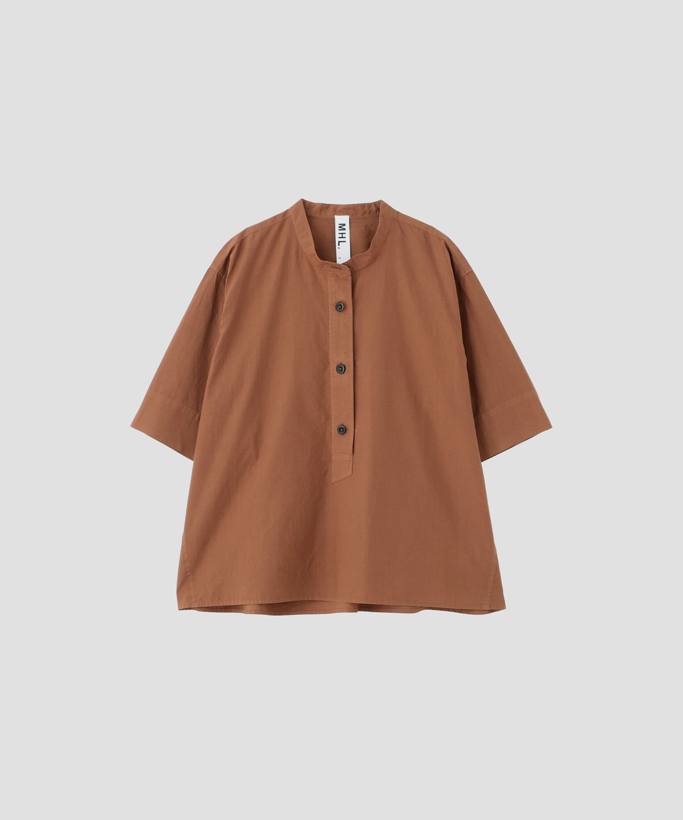 MHL.「COTTON RAMIE POPLIN SHIRT」|シャツ・ブラウス|