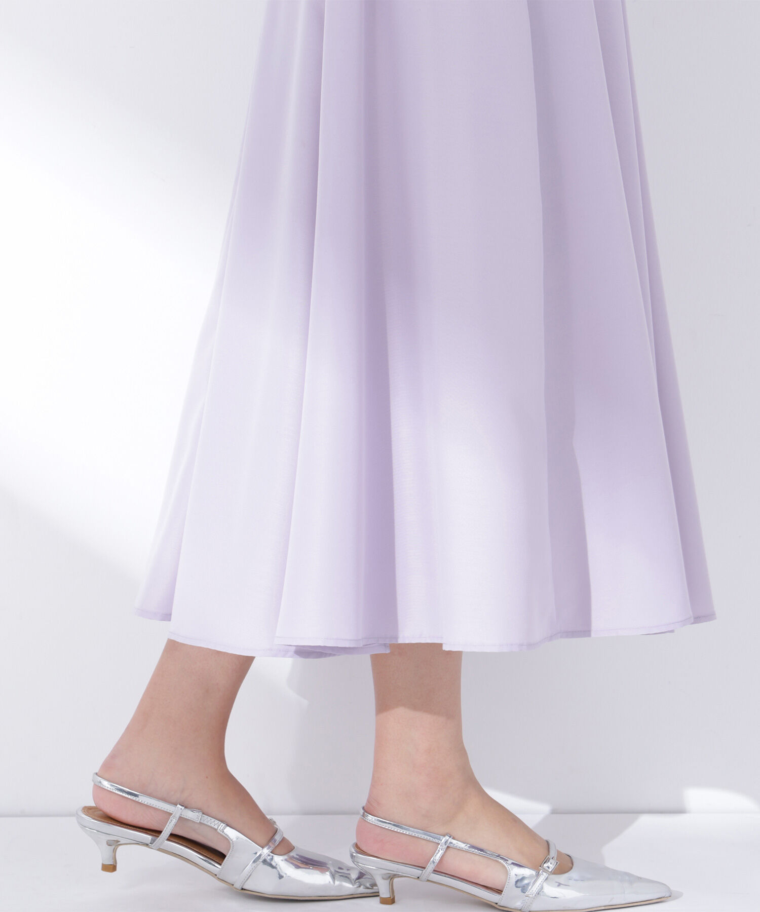  「〈ちょうど、いい服〉ふんわり春風フレアスカート」|スカート|