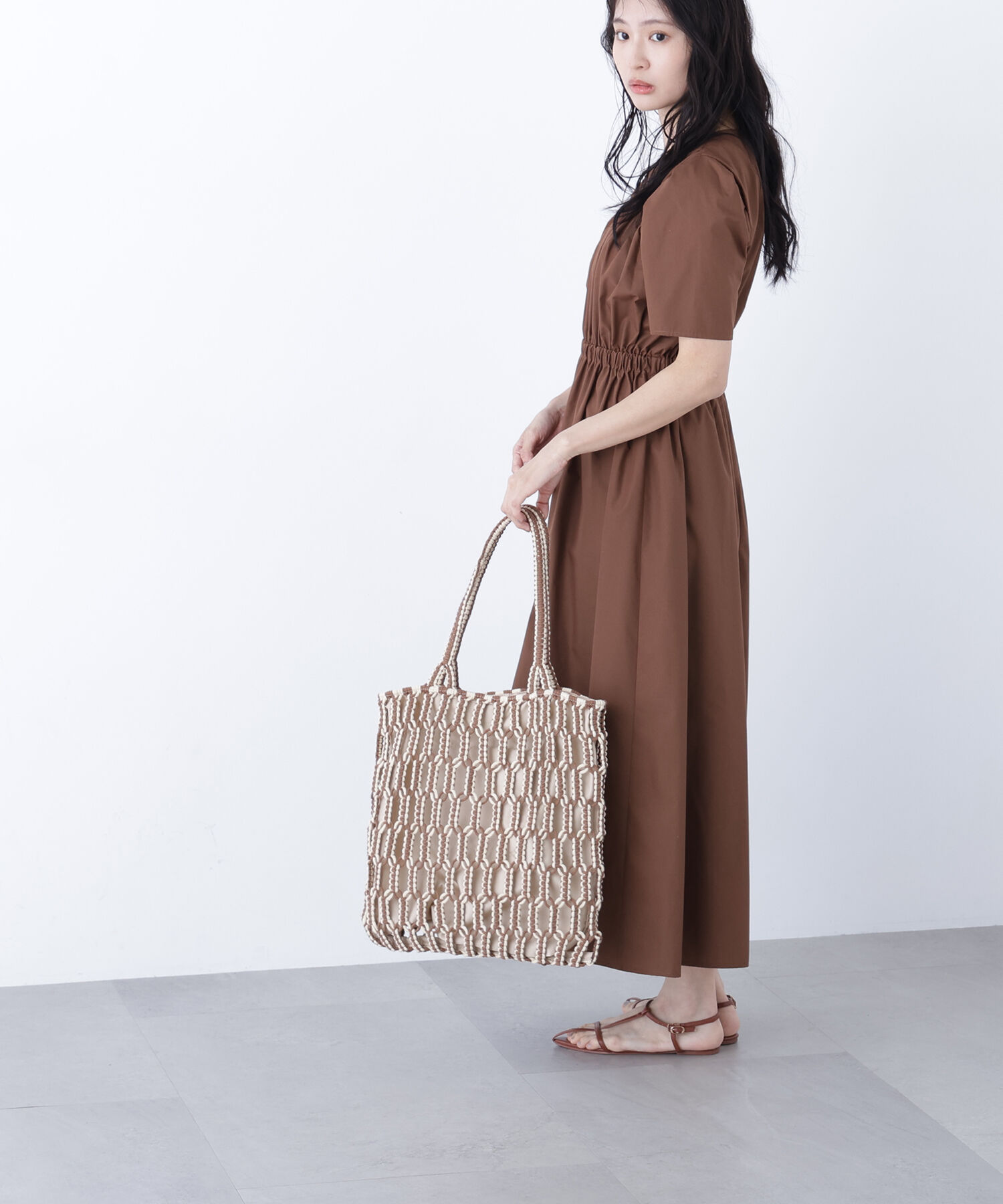  「〈N.〉ローンタックショルダーワンピース」|ワンピース|