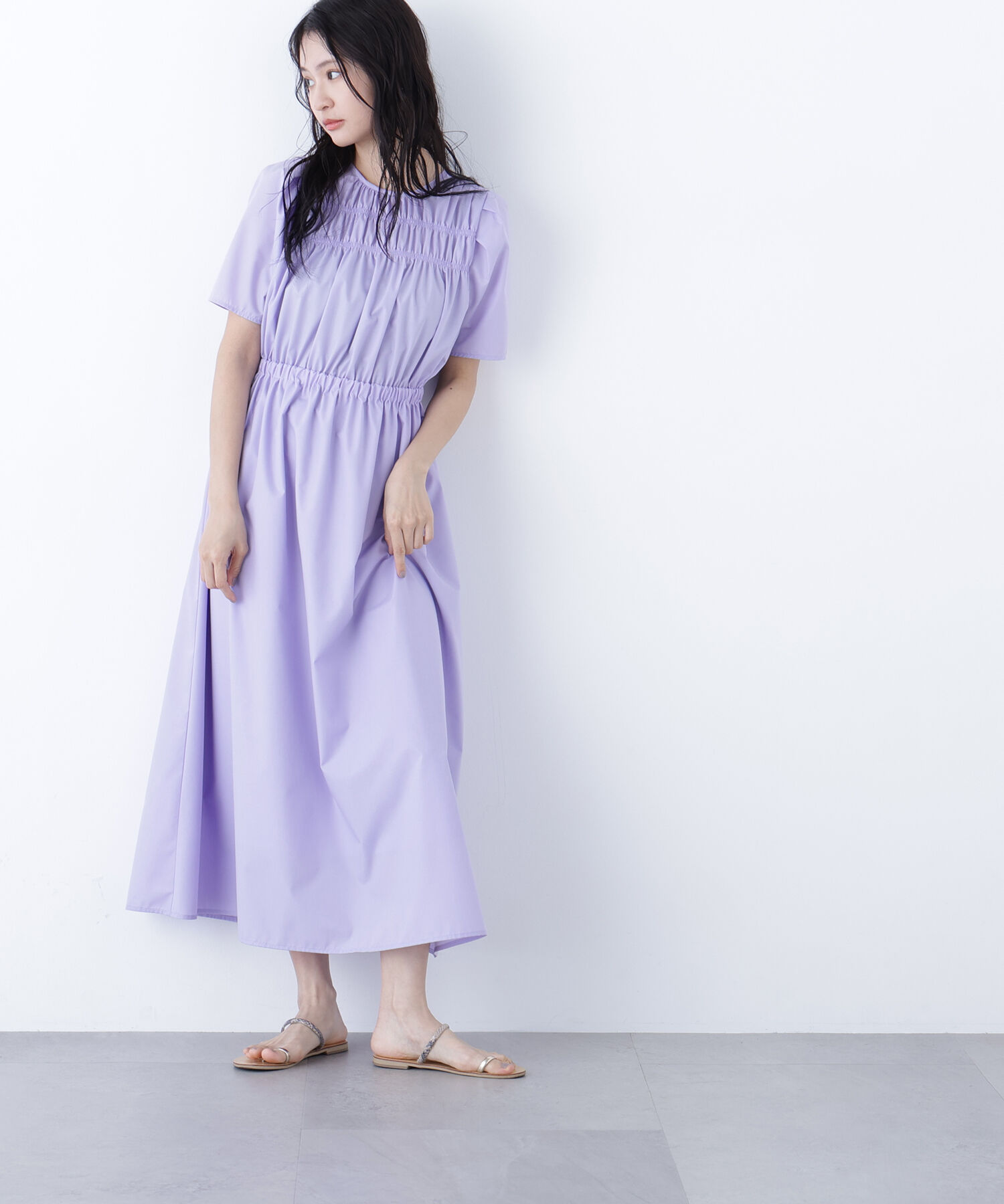  「〈N.〉ローンタックショルダーワンピース」|ワンピース|